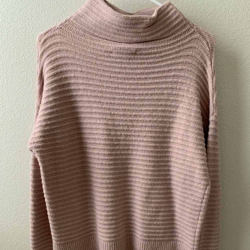 Madewell Blush Pink Turtleneck